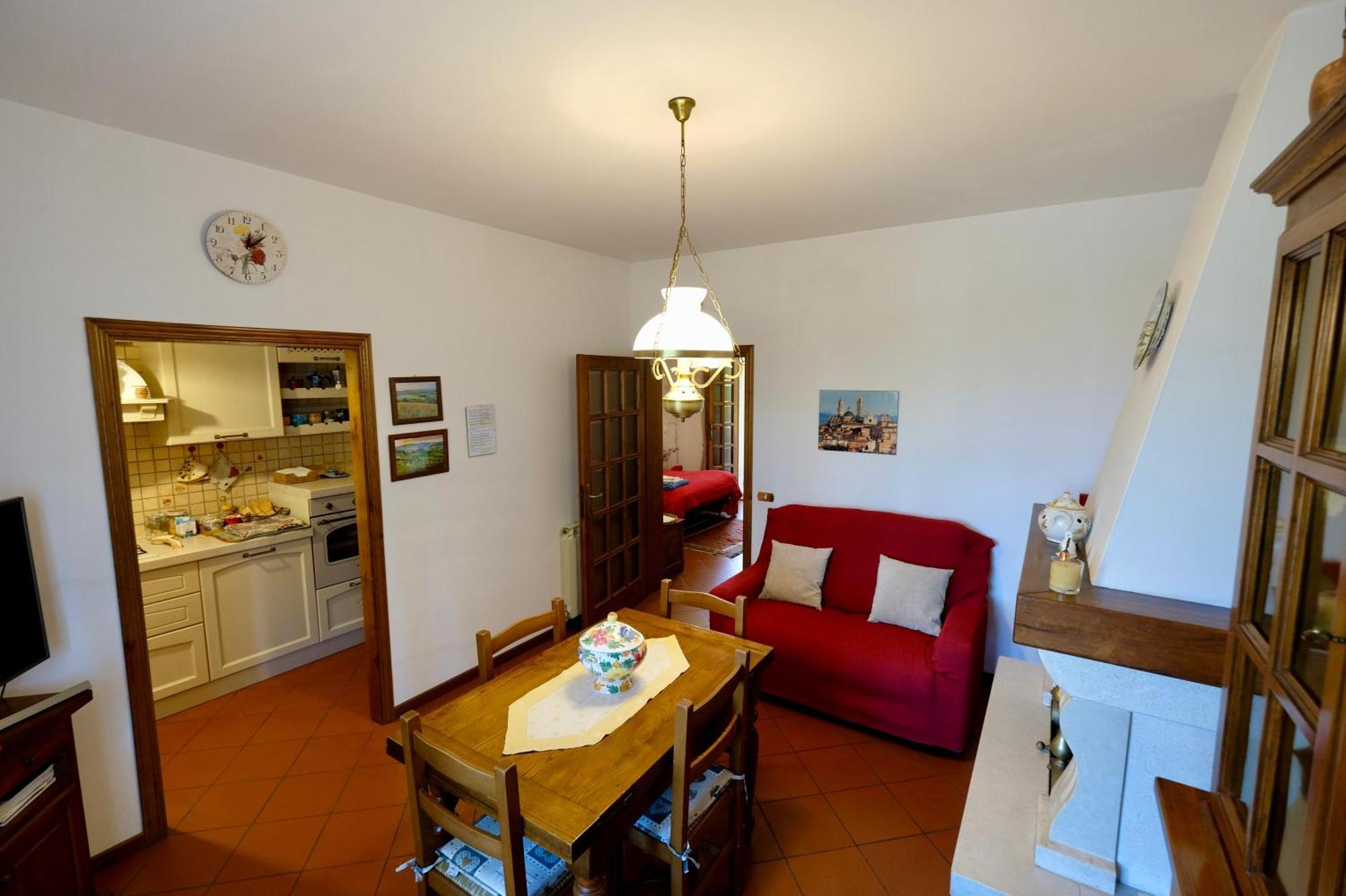 Apartament Il Melograno - San Quirico dʼOrcia Zewnętrze zdjęcie
